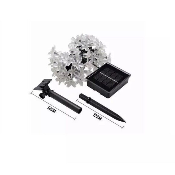 Led Solar Powered Flower Light Set Lights - Picture 6 of 11